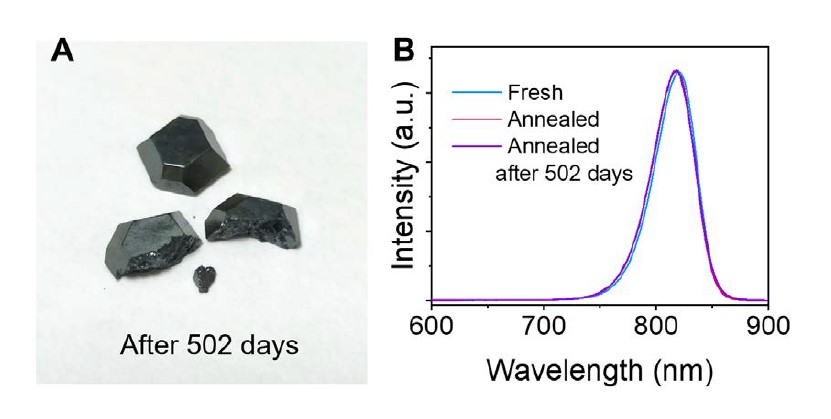 Stability of the annealed FAPbI3 SCs