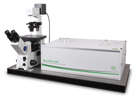 MicroTime 200 - Time-resolved Confocal Fluorescence Microscope with Unique Single Molecule Sensitivity