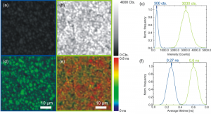 A CdTe-polycrystalline wafer surface scanned on a confocal microscope before and after thermal activation with a chloride compound.