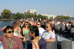 Boat trip on the river Spree