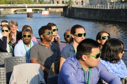 Boat trip on the river Spree