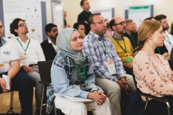 Audience during an oral presentation