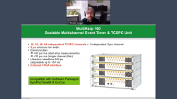 Webinar on our new fast and precise event timer and TCSPC unit MultiHarp 160