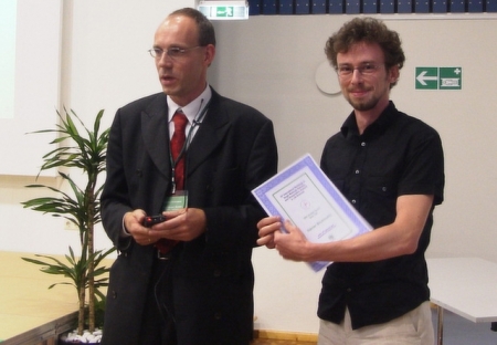 Student award at the single molecule workshop 2004