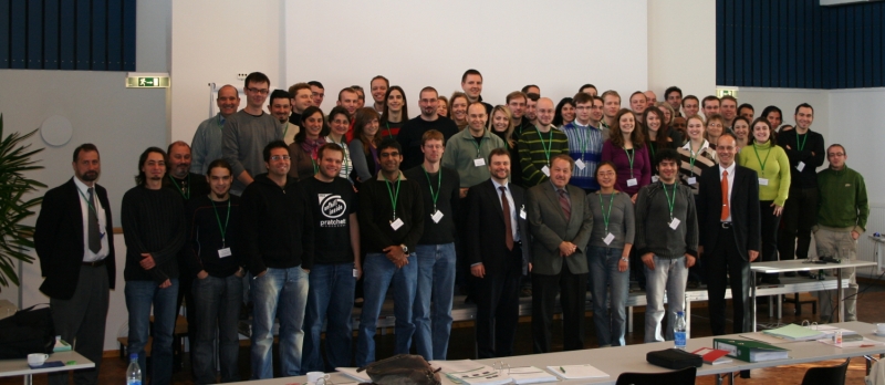 Group picture at the fluorescence course 2008