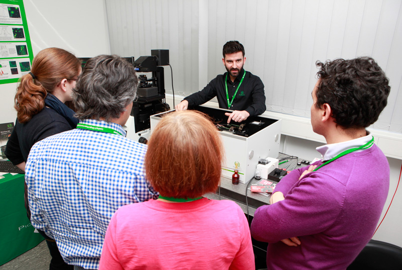  A STED imaging demonstration during PicoQuant's microscopy course in February 2015 in Berlin.