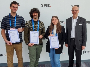 Three Winners of the SPIE BiOS Young Investigator Award