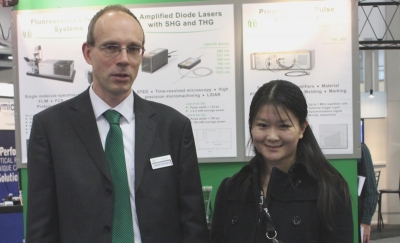 Hsiaolu D. Lee - winner young investigator award at BIOS 2012 along with Rainer Erdmann