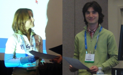 H.R.C. Dietrich and M.I. Rudenko - winner young investigator award at BIOS 2007