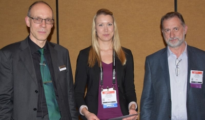 Anna-Karin Gustavsson - winner young investigator award at BIOS 2018 along with the jury