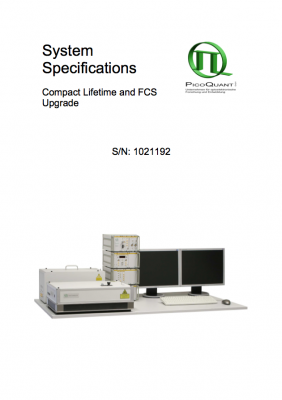 Where to find the serial number of your LSM Upgrade Kit from PicoQuant