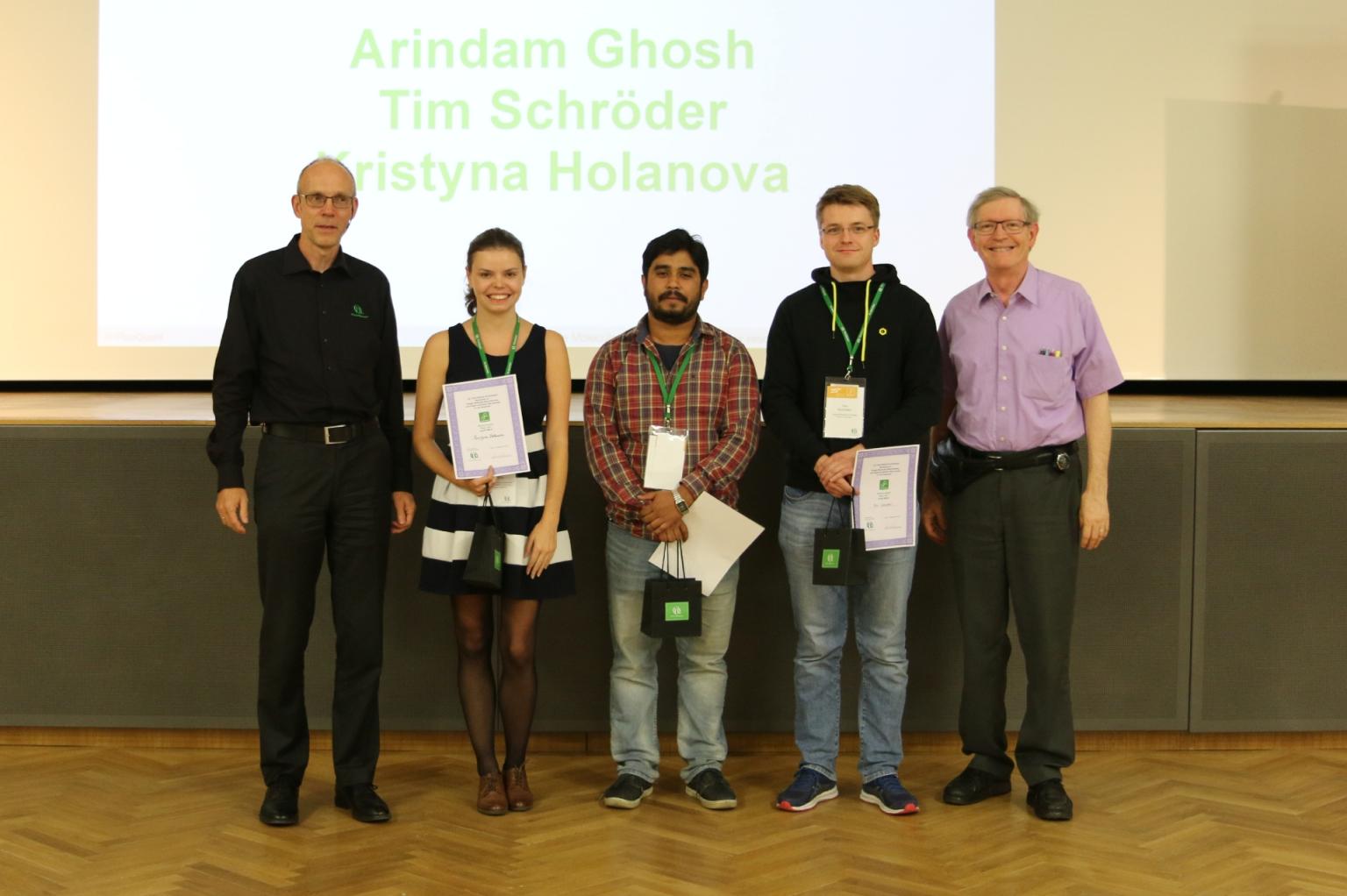 Winners of the student award 2019