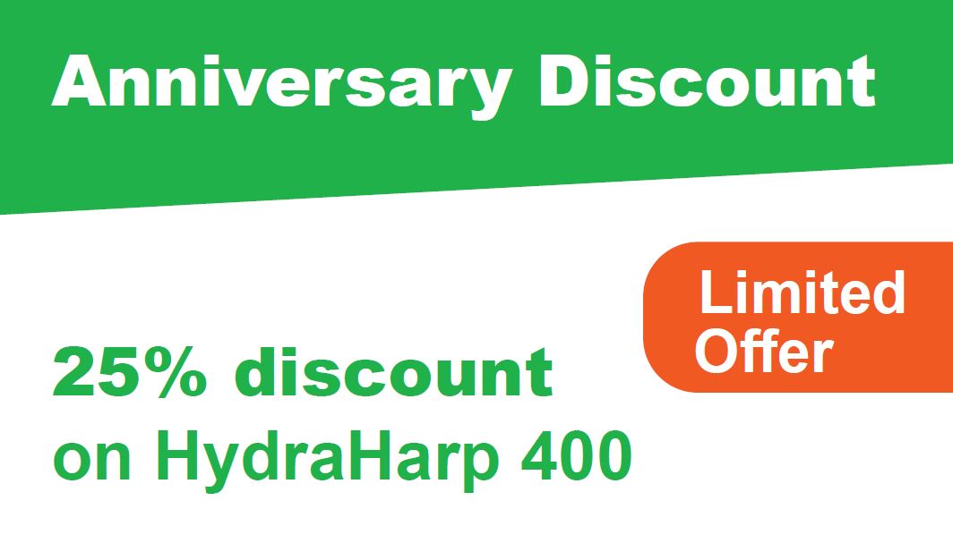Hydraharp 400 Anniversary Discount