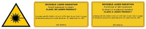 VisIR - Warning class 3b or 4 laser device