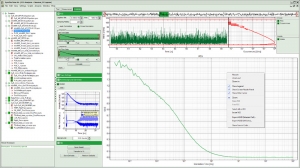 SymPhoTime 64 - screen shot of the FCS analysis module with ultrafast software correlator