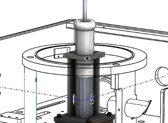 FluoTime 300 - Sample mounting unit for liquid nitrogen dewar