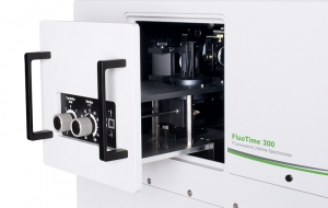 样品安装单位与夹正面样本架内FluoTime 300 | FluoTime 300