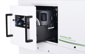 样品安装单位与四工位夹1 x1cm试管内FluoTime 300 | FluoTime 300