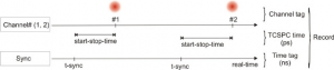 Scheme of the T3 mode of the TimeHarp 260 | TimeHarp 260