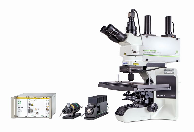 MicroTime 100 -  Upright time-resolved fluorescence microscope 