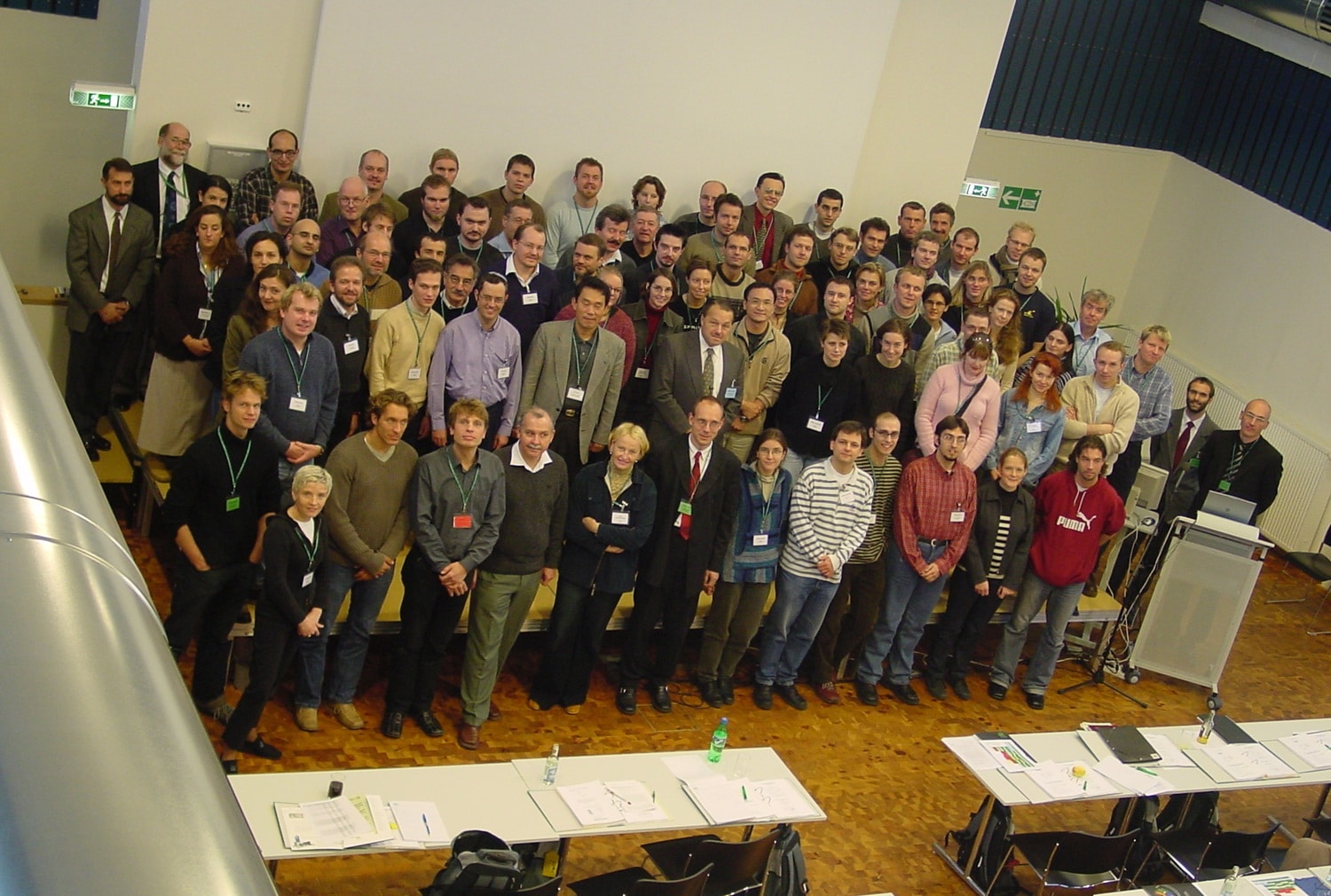 Group picture of the first Time-resolved Fluorescence Course in 2003.