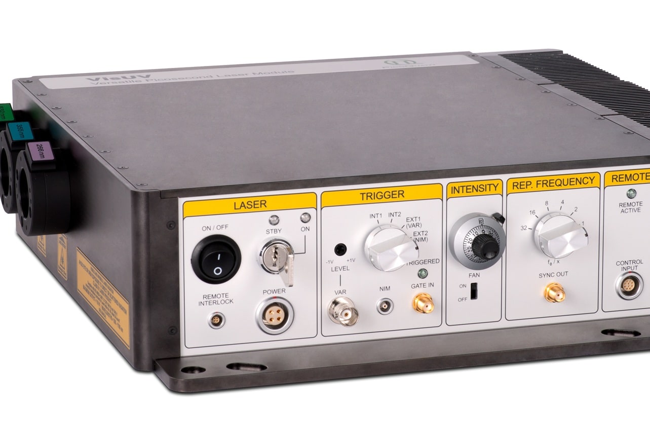 High-powered laser modules with variable repetition rates: the VisIR and the VisUV.