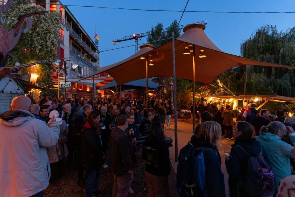 Participants of the 30th single molecule workshop at the dinnerparty