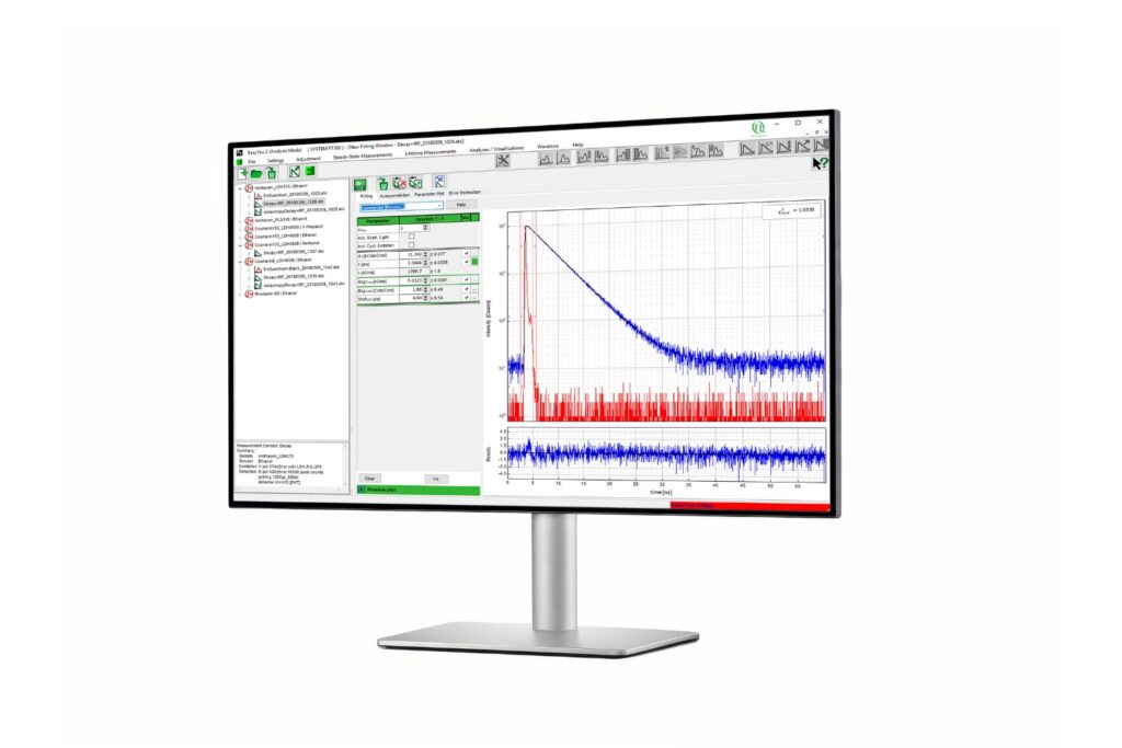 EasyTau 2 interface for fluorescence lifetime data analysis