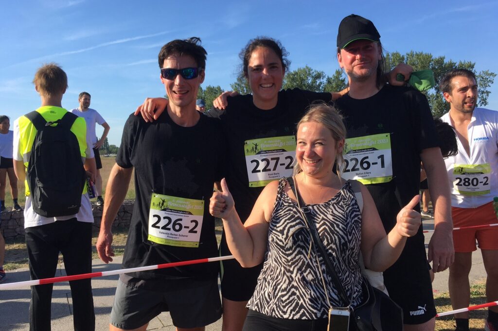 Teilnahme an der Firmenstaffel in Adlershof