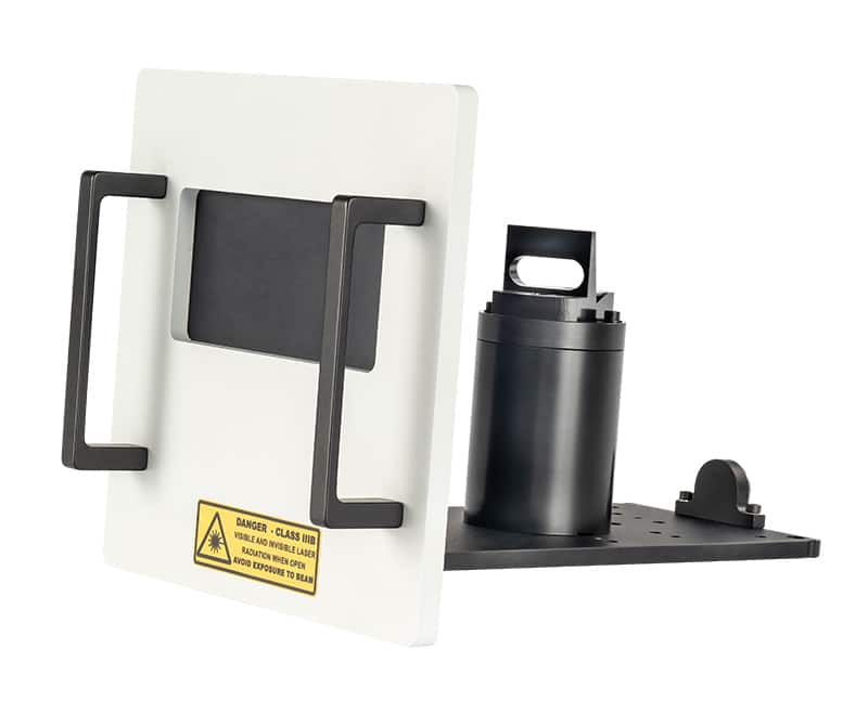 Adjustable solid sample holder for thin films and wafers