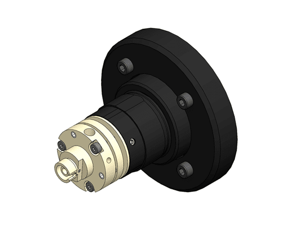Optical exit port module for coupling external detectors or spectrographs to the Luminosa confocal microscope in parallel with internal detection channels.