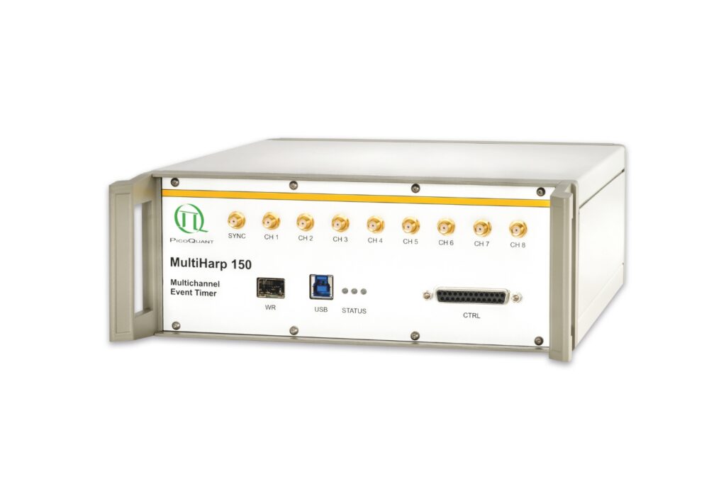 MultiHarp 150 multichannel TCSPC time tagging unit