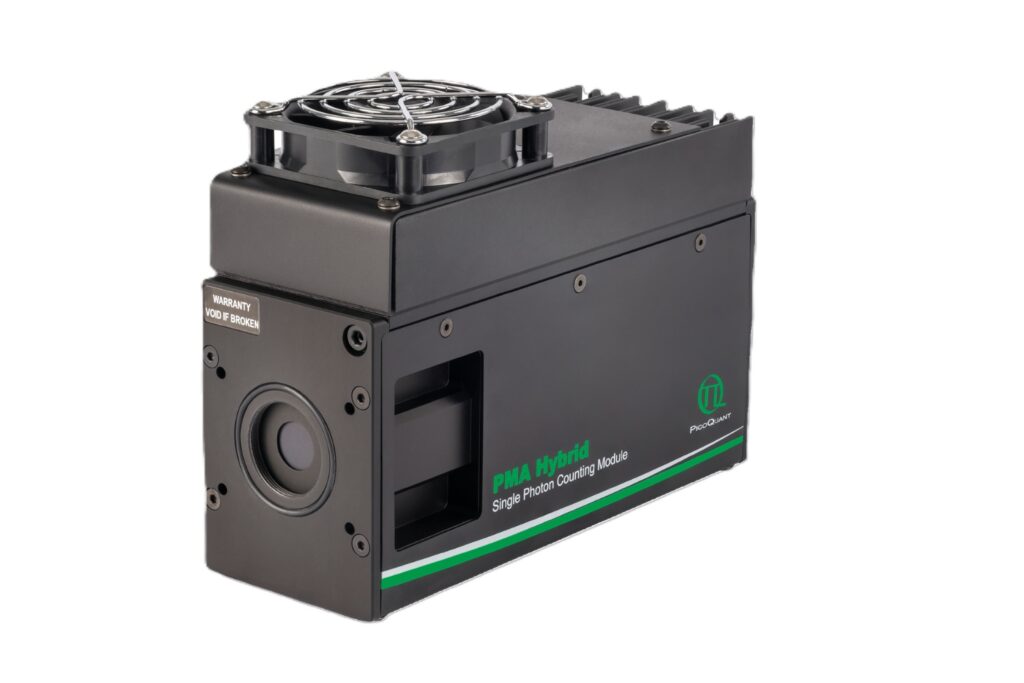 PMA Hybrid Series hybrid photomultiplier detector assembly for single-photon counting and TCSPC measurements.